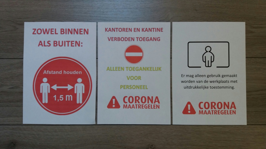 CORONA MAATREGELEN YAGRA update 4 november 2020 - Yagra Jachtservice en reparatie